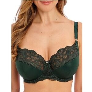 Fantasie Reflect Side Support Lace Bra in Deep Emerald‎ Green 30 H